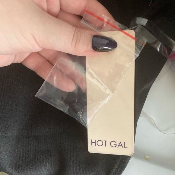 Hot gal large high low halter dress new - Picture 6 of 6